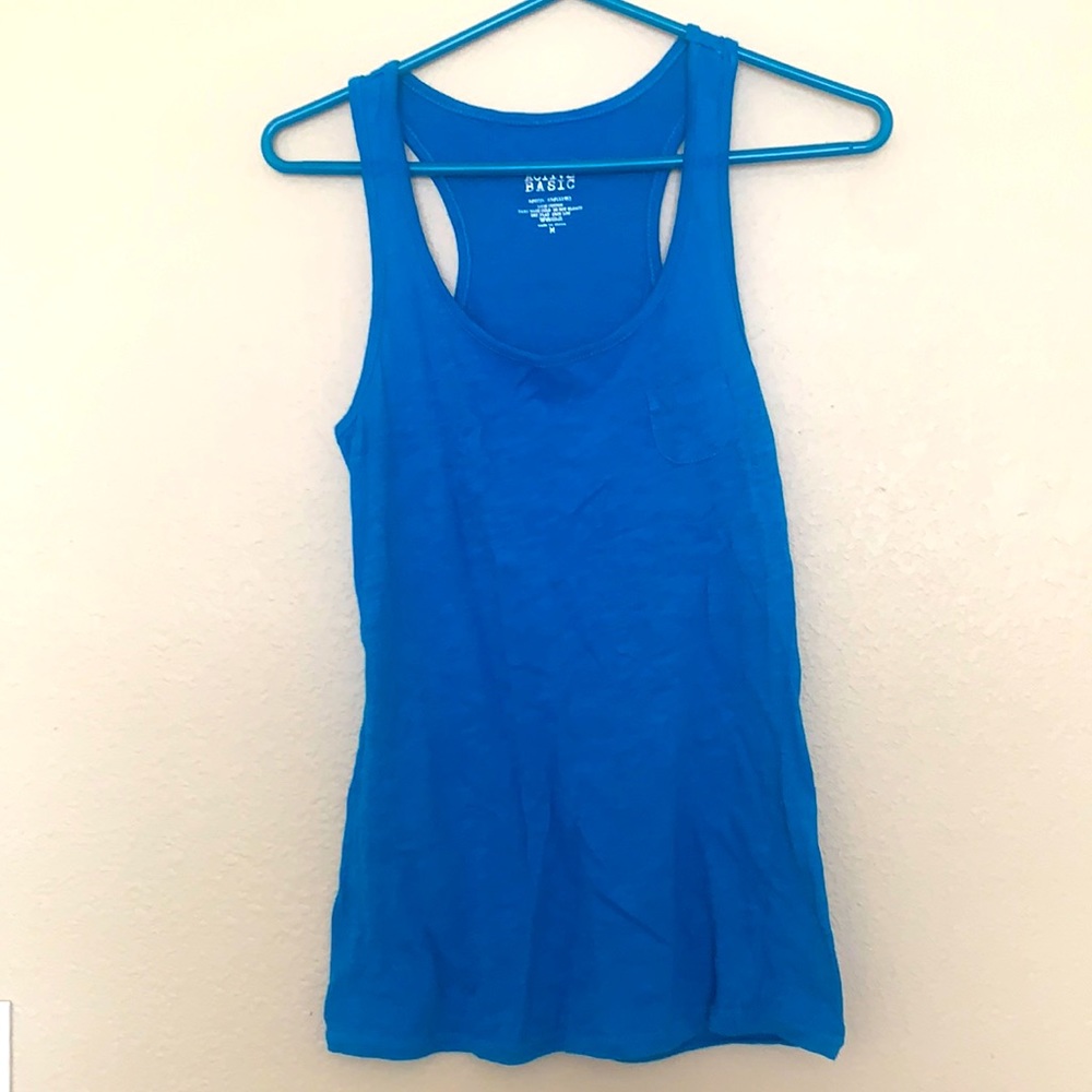 NWOT blue tank